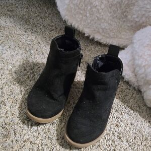 Wonder Nation Black Kids Boots